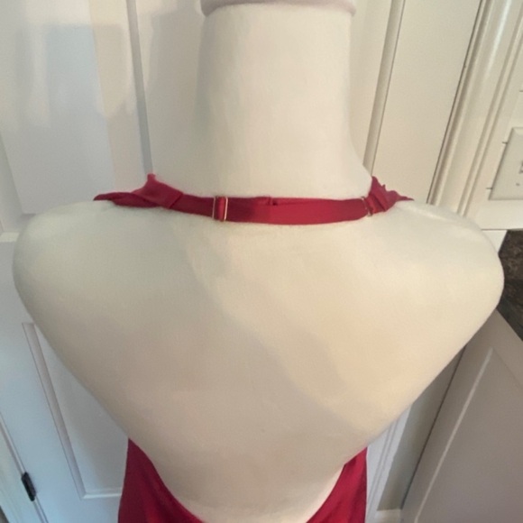 New! Free People dance til dawn Halter Maxi Dress Burgundy-Pink 21995 - Picture 10 of 14